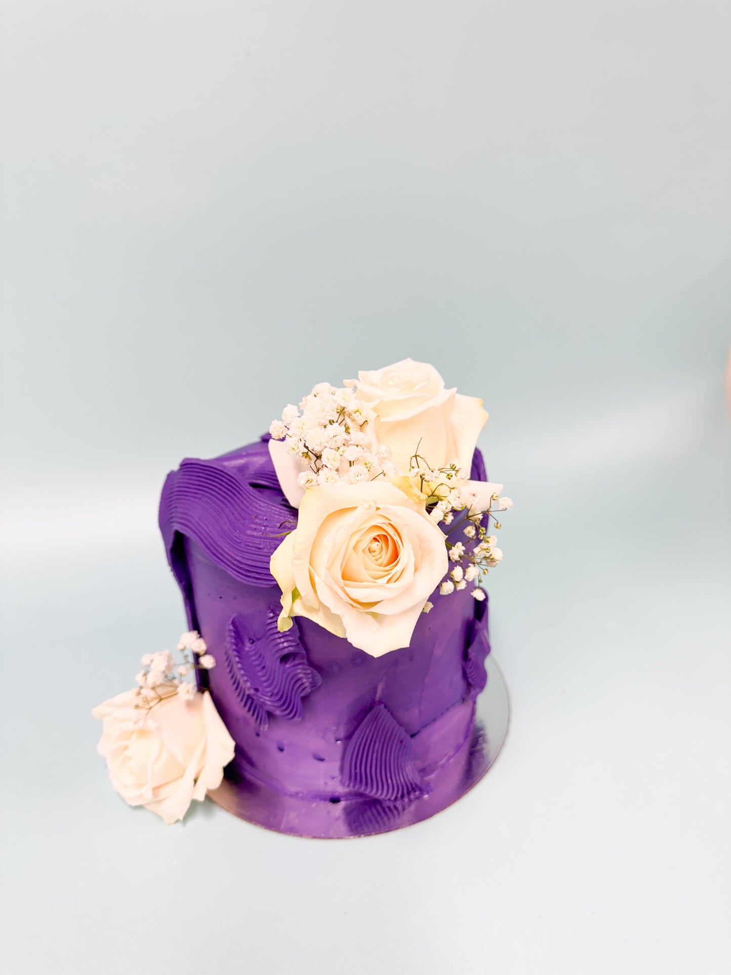 Abstract Floral Cake