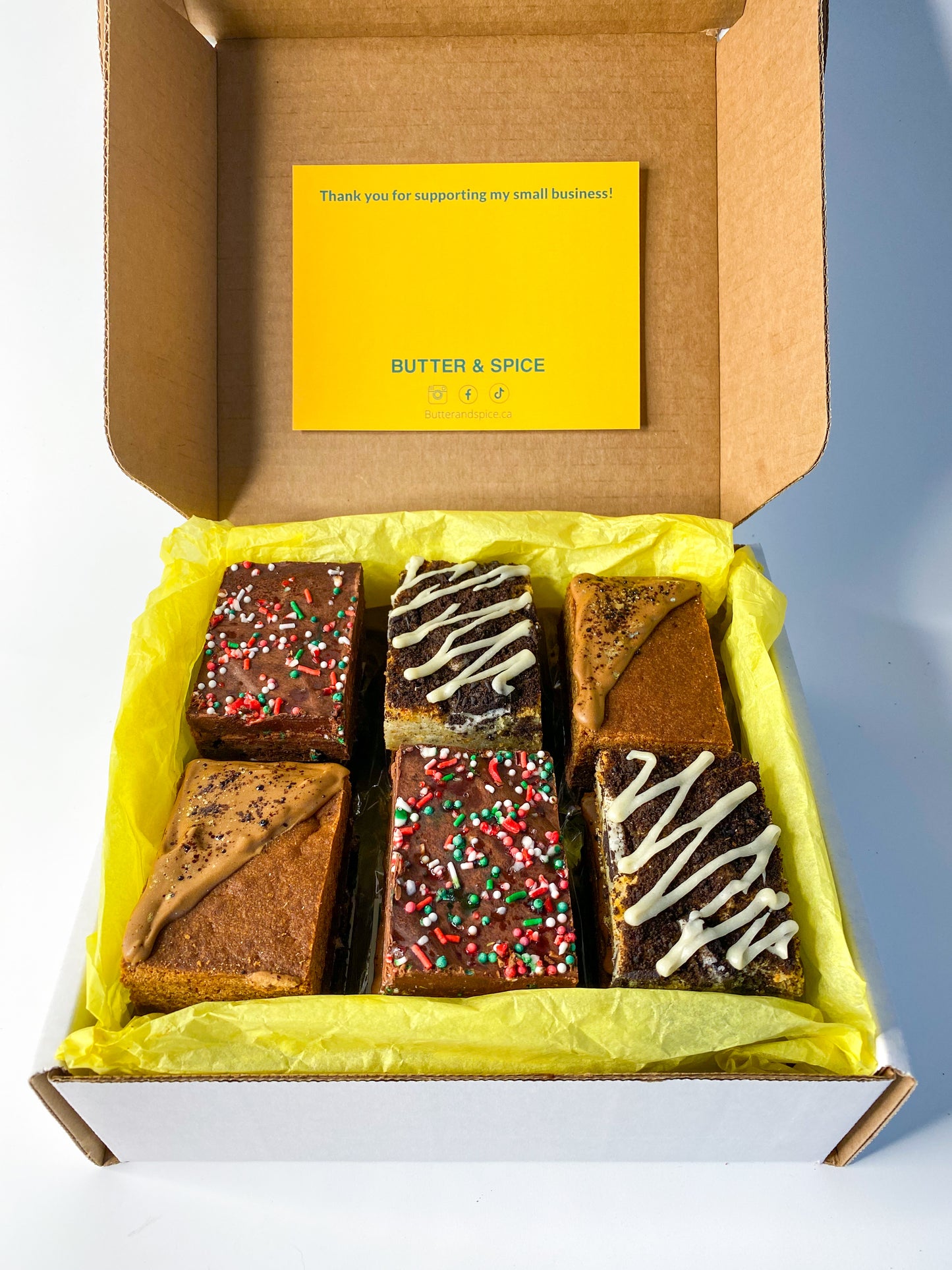 Holiday Brownies for Shipping Across Canada and United States