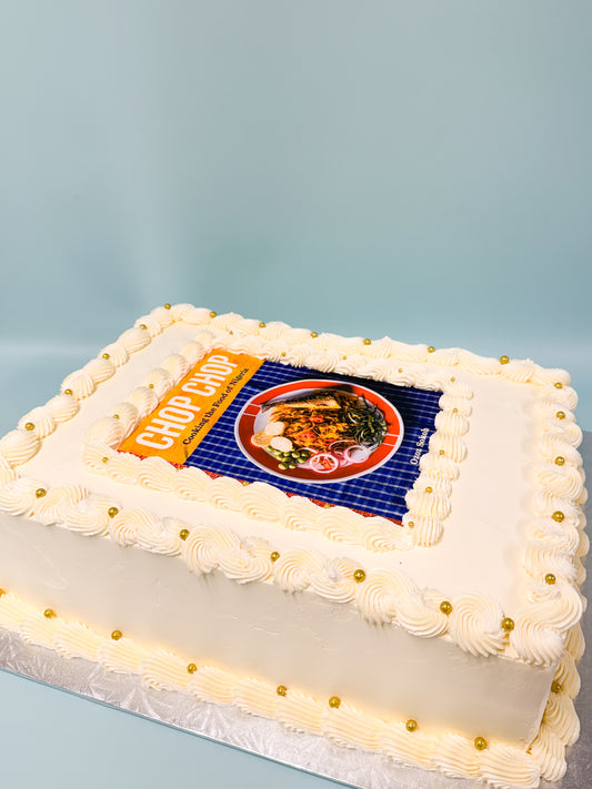 Vintage Slab cake