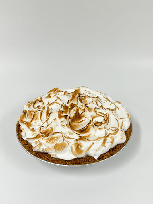 Sweet Potato Pie with Biscoff Cookie Crust Topped with Meringue