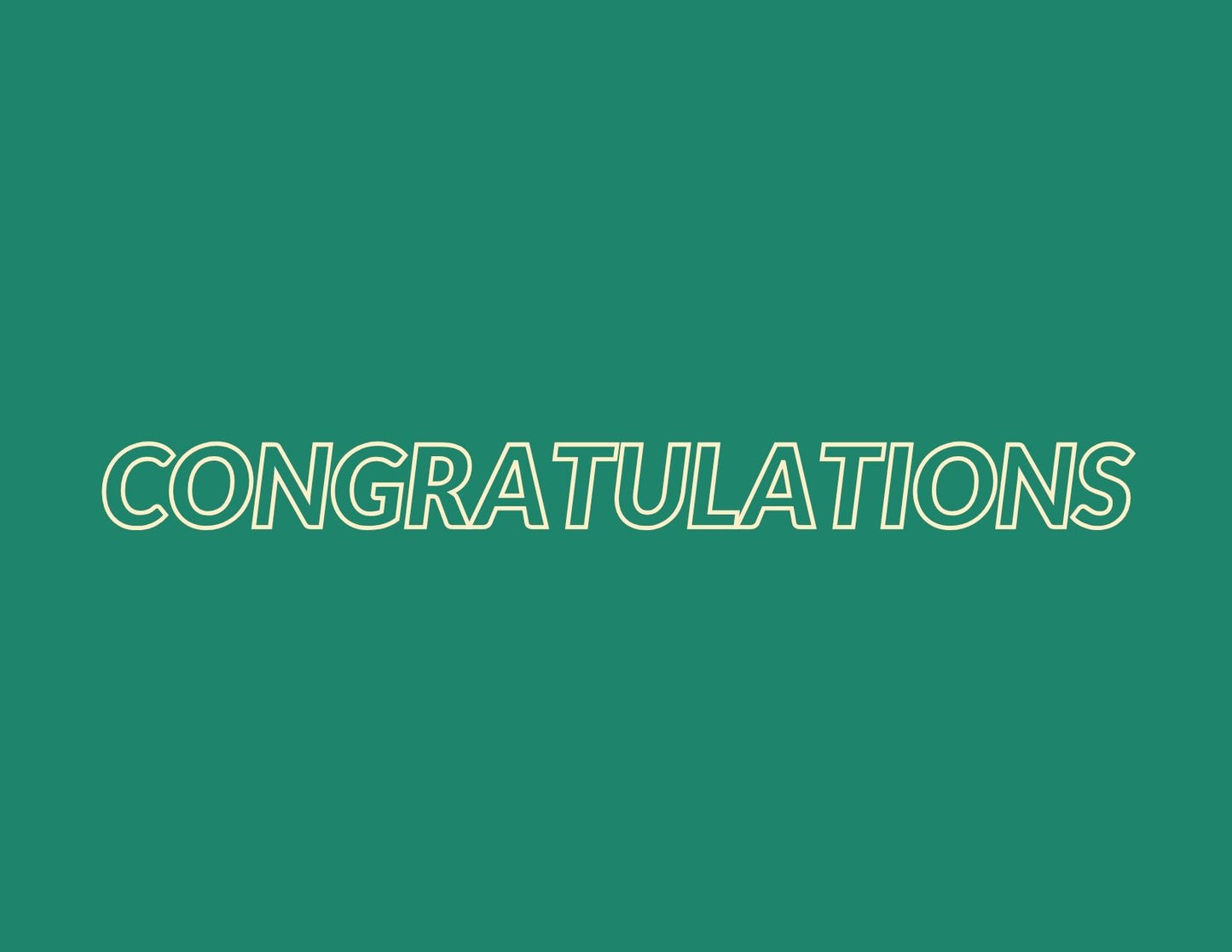 Congratulations card