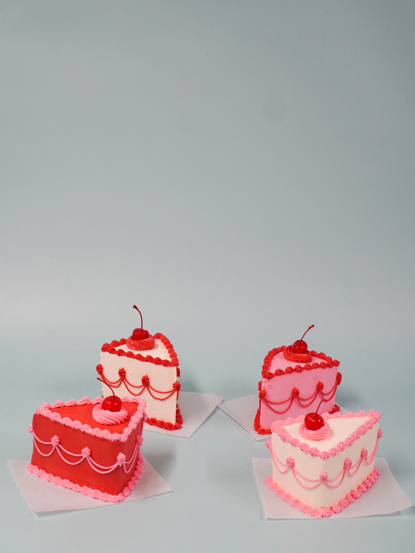 Valentine's Day Vintage Cake Slice
