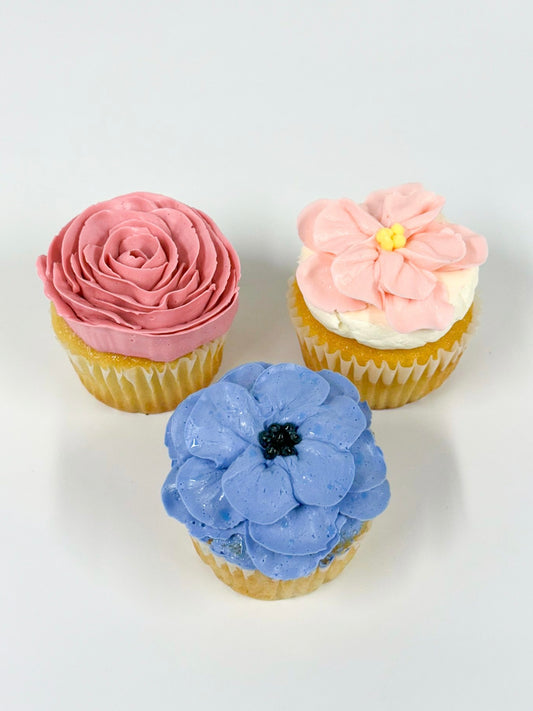 Mother’s Day Floral Cupcakes