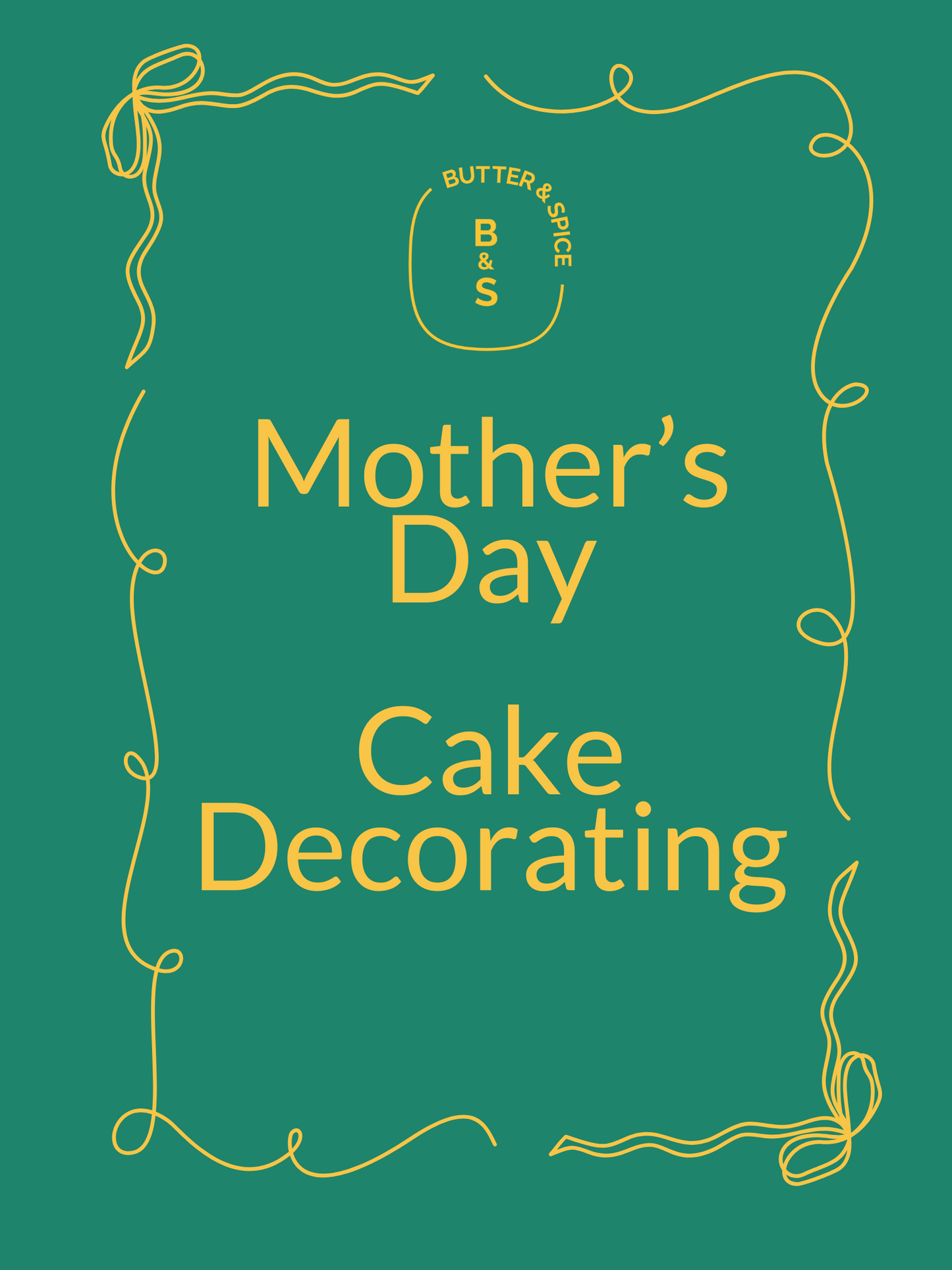 May 11 - Mothers Day Cake Decorating Class