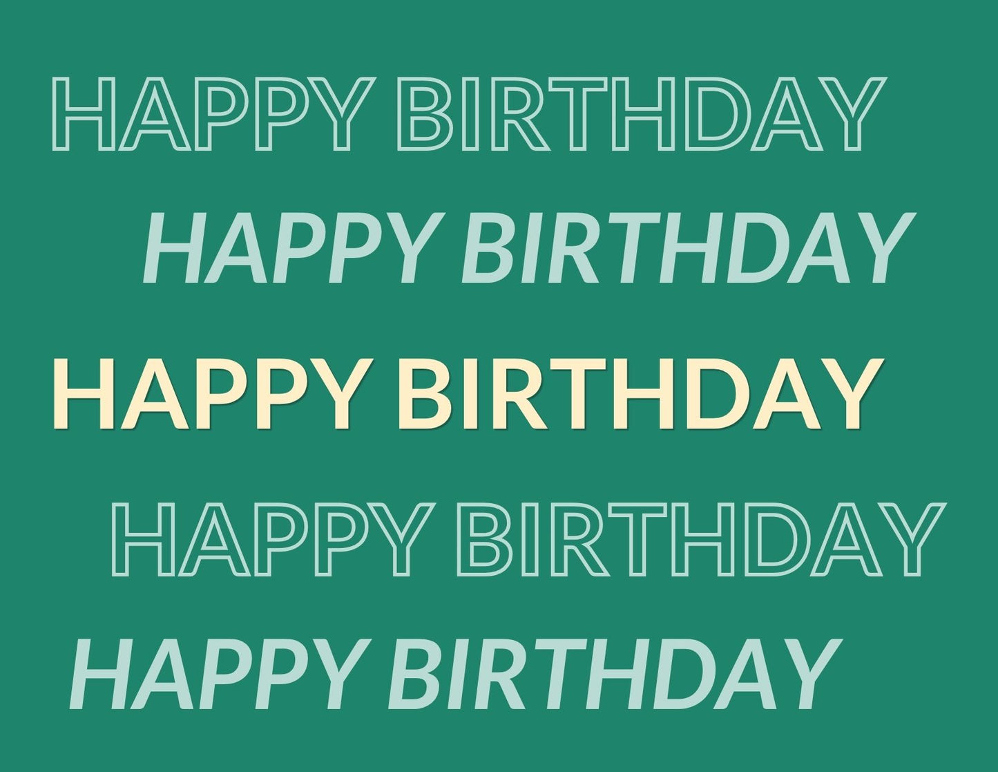 Happy Birthday card