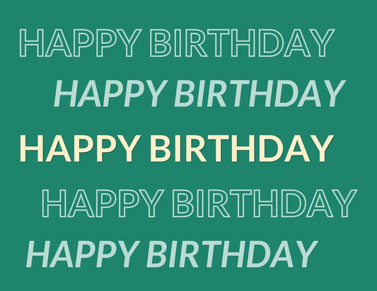 Happy Birthday card
