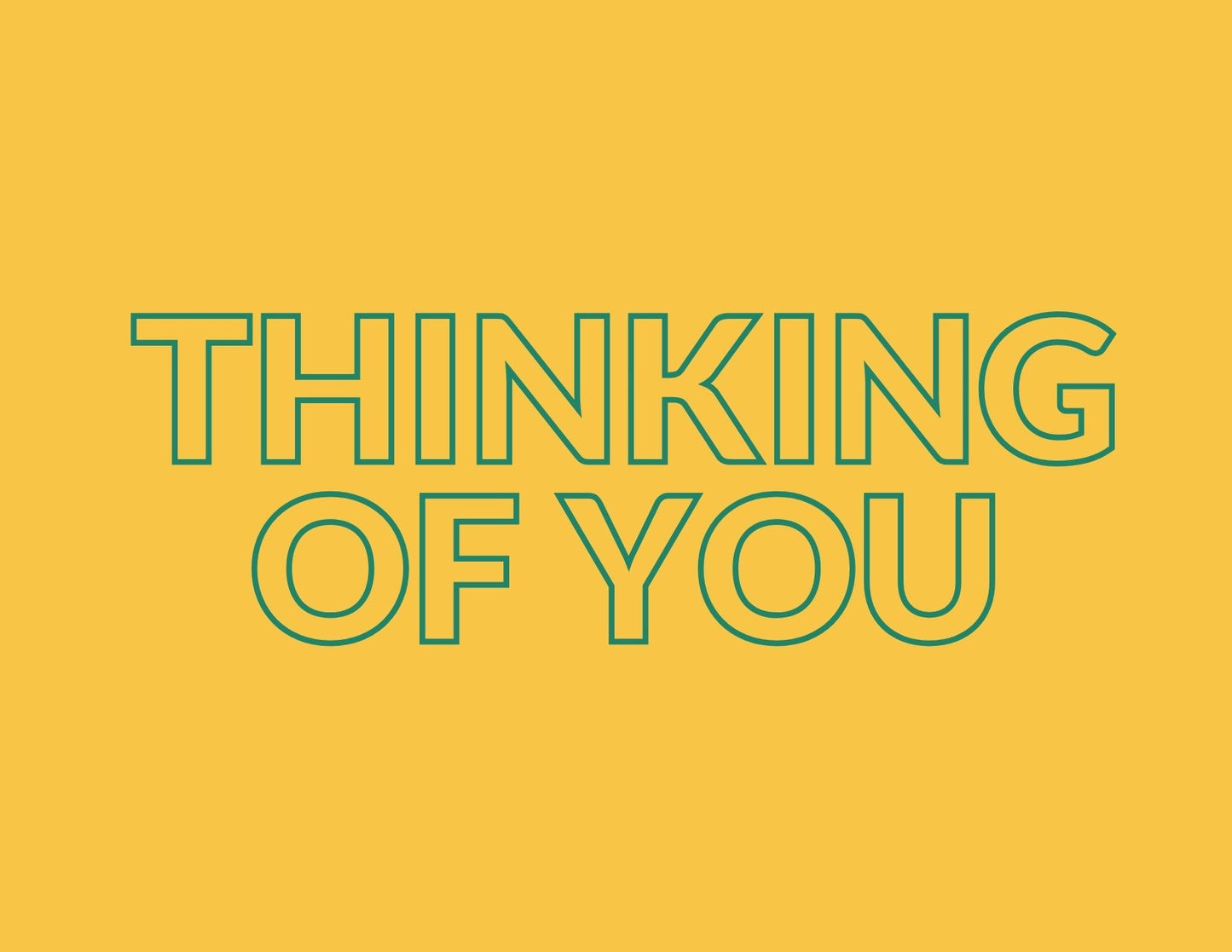 Thinking of you card